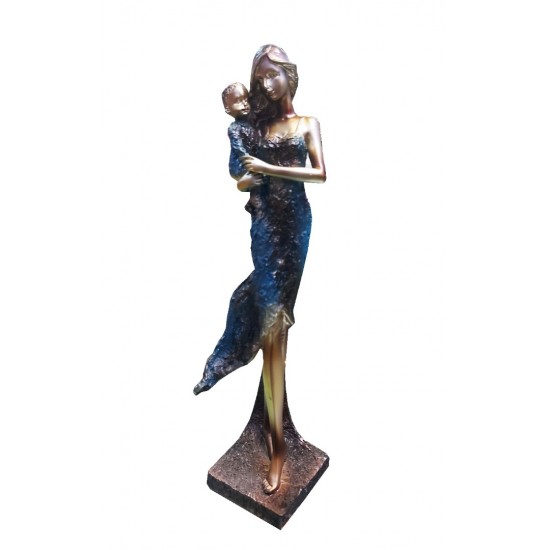 Statueta Mama cu copilul in brate, 30 cm, 30013TT Statueta Mama cu copilul in brate, 30 cm, 30013TT