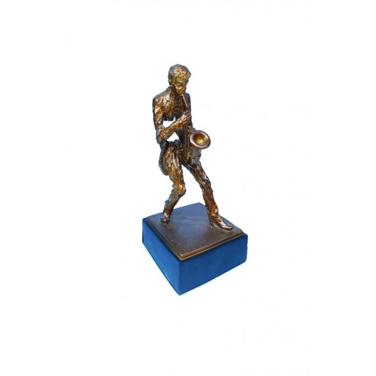Statueta, Muzician la Saxofon, 20 cm, 1089XD-2 Statueta, Muzician la Saxofon, 20 cm, 1089XD-2