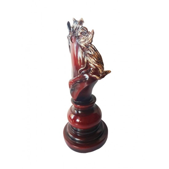 Statueta, Piesa de sah, Cal, Visiniu, 25 cm, 0182A-1 Statueta, Piesa de sah, Cal, Visiniu, 25 cm, 0182A-1