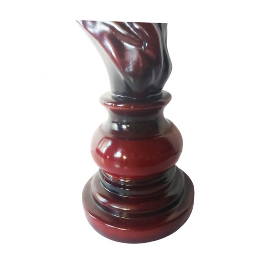 Statueta, Piesa de sah, Cal, Visiniu, 25 cm, 0182A-1 Statueta, Piesa de sah, Cal, Visiniu, 25 cm, 0182A-1