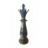 Statueta, Piesa de sah, Regina, Albastru, 39 cm, SR1653