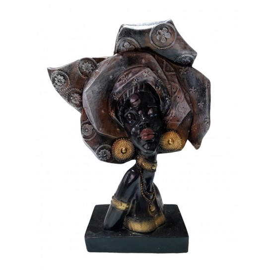 Statueta decorativa, Africana, 33 cm, LP002 Statueta decorativa, Africana, 33 cm, LP002