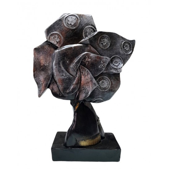 Statueta decorativa, Africana, 33 cm, LP002 Statueta decorativa, Africana, 33 cm, LP002