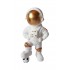Statueta decorativa, Astronaut fotbalist, 26 cm, BJ1737D