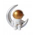 Statueta decorativa, Astronaut pe luna, 12 cm, DY2020-5B