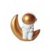 Statueta decorativa, Astronaut pe luna, 6 cm, DY2138-8A Statueta decorativa, Astronaut pe luna, 6 cm, DY2138-8A