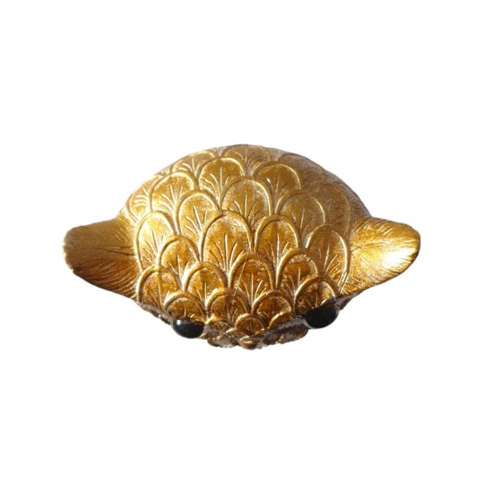 Statueta decorativa, Bufnita, Auriu, 16 cm, GA29196 Statueta decorativa, Bufnita, Auriu, 16 cm, GA29196