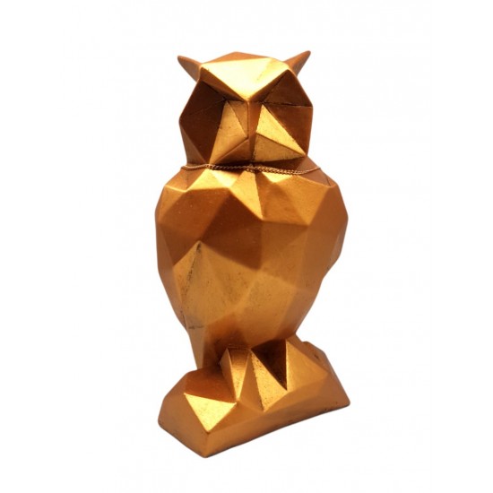 Statueta decorativa, Bufnita, Auriu, 29 cm, DVLG022AU Statueta decorativa, Bufnita, Auriu, 29 cm, DVLG022AU