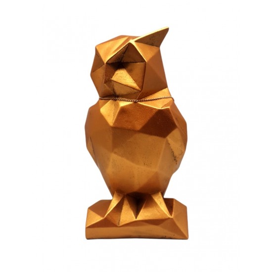 Statueta decorativa, Bufnita, Auriu, 29 cm, DVLG022AU Statueta decorativa, Bufnita, Auriu, 29 cm, DVLG022AU