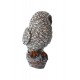 Statueta decorativa, Bufnita, Gri, 20 cm, MI30 Statueta decorativa, Bufnita, Gri, 20 cm, MI30