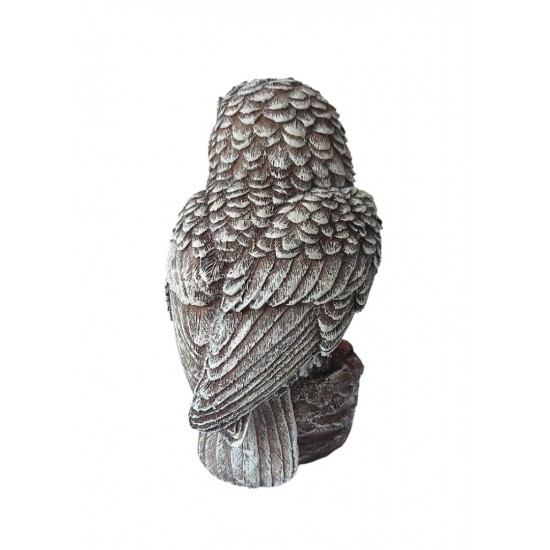 Statueta decorativa, Bufnita, Gri, 20 cm, MI30 Statueta decorativa, Bufnita, Gri, 20 cm, MI30