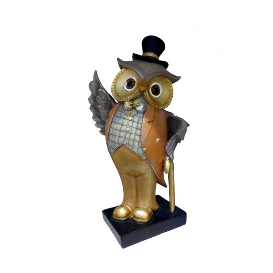 Statueta decorativa, Bufnita, Maro, 26 cm, W8250 Statueta decorativa, Bufnita, Maro, 26 cm, W8250