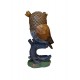 Statueta decorativa, Bufnita pe o creanga, Maro, 18 cm, W8330-1