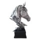 Statueta decorativa, Cal, Argintiu, 41 cm, BL551L Statueta decorativa, Cal, Argintiu, 41 cm, BL551L