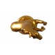 Statueta decorativa, Cal, Auriu, 13 cm, XQ202138 Statueta decorativa, Cal, Auriu, 13 cm, XQ202138