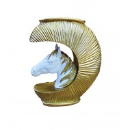 Statueta decorativa Cal, Auriu, 20 cm, 091407-2C Statueta decorativa Cal, Auriu, 20 cm, 091407-2C