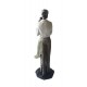Statueta decorativa, Cuplu de Indragostiti, Argintiu, 21 cm, GXL009 Statueta decorativa, Cuplu de Indragostiti, Argintiu, 21 cm, GXL009