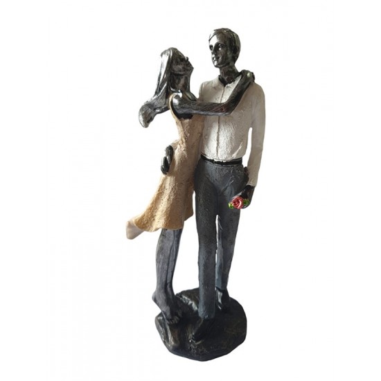 Statueta decorativa, Cuplu de Indragostiti, Multicolor, 21 cm, GXL004 Statueta decorativa, Cuplu de Indragostiti, Multicolor, 21 cm, GXL004