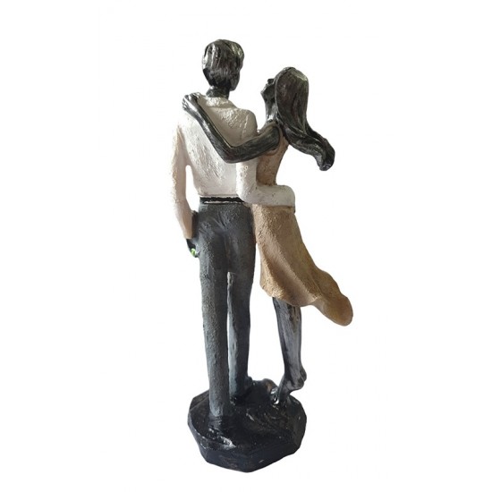 Statueta decorativa, Cuplu de Indragostiti, Multicolor, 21 cm, GXL004 Statueta decorativa, Cuplu de Indragostiti, Multicolor, 21 cm, GXL004