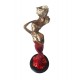 Statueta decorativa, Femeie, Rosu, 31 cm, 356328DX Statueta decorativa, Femeie, Rosu, 31 cm, 356328DX