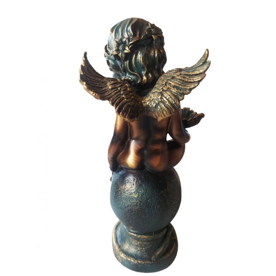 Statueta decorativa, Inger, Maro, 35 cm, L3245X Statueta decorativa, Inger, Maro, 35 cm, L3245X