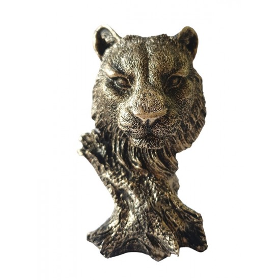 Statueta decorativa, Leu, Argintiu, 14 cm, XQ4003 Statueta decorativa, Leu, Argintiu, 14 cm, XQ4003