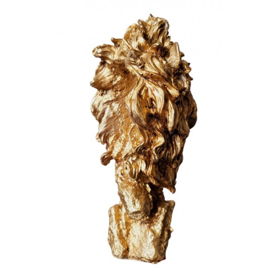 Statueta decorativa, Leu, Auriu, 32 cm, DVID11 Statueta decorativa, Leu, Auriu, 32 cm, DVID11