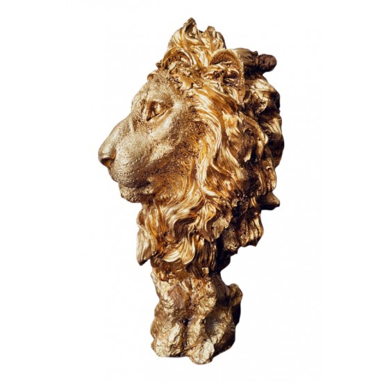 Statueta decorativa, Leu, Auriu, 32 cm, DVID11 Statueta decorativa, Leu, Auriu, 32 cm, DVID11