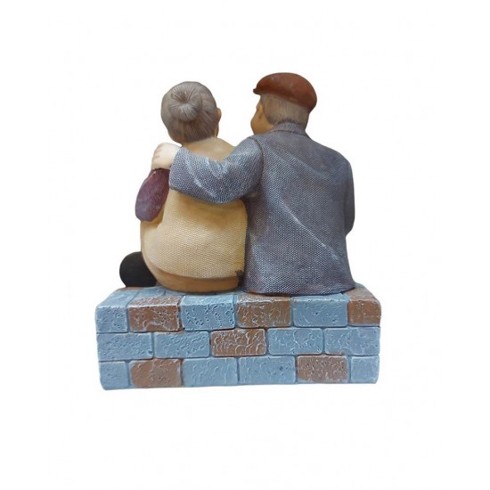 Statueta decorativa, Mos si Baba, Multicolor, 13 cm, 1025DD8 Statueta decorativa, Mos si Baba, Multicolor, 13 cm, 1025DD8