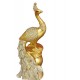 Statueta decorativa, Paun, Auriu, 33 cm, 11278-48 Statueta decorativa, Paun, Auriu, 33 cm, 11278-48
