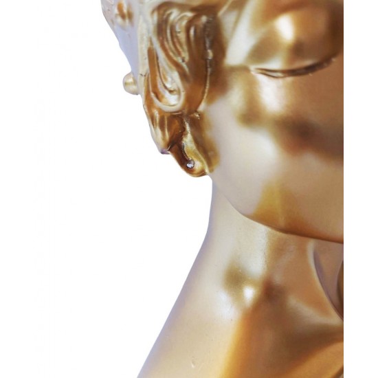 Statueta decorativa, Woman, Auriu, 27 cm, 1025DD Statueta decorativa, Woman, Auriu, 27 cm, 1025DD