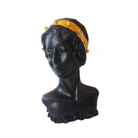 Statueta decorativa, Woman, Negru, 27 cm, 1025DDX Statueta decorativa, Woman, Negru, 27 cm, 1025DDX