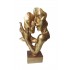 Statueta decorativa cuplu, Passion, Auriu, 30 cm, H171208