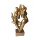 Statueta decorativa cuplu, Passion, Auriu, 30 cm, H171208 Statueta decorativa cuplu, Passion, Auriu, 30 cm, H171208