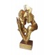 Statueta decorativa cuplu, Passion, Auriu, 30 cm, H171208 Statueta decorativa cuplu, Passion, Auriu, 30 cm, H171208
