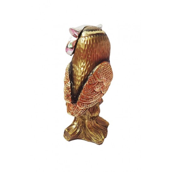 Statueta decorativa in forma de Bufnita, 14 cm, 1101XD Statueta decorativa in forma de Bufnita, 14 cm, 1101XD