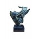 Statueta decorativa masca, Negru-Auriu, 22 cm, 637CB-1 Statueta decorativa masca, Negru-Auriu, 22 cm, 637CB-1