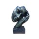 Statueta decorativa masca, Negru-Auriu, 22 cm, 637CB-4 Statueta decorativa masca, Negru-Auriu, 22 cm, 637CB-4