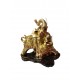 Statueta elefant mama si pui pe stanca, 25 cm, 33295JX Statueta elefant mama si pui pe stanca, 25 cm, 33295JX