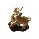 Statueta elefant mama si pui pe stanca, 25 cm, 33295JX Statueta elefant mama si pui pe stanca, 25 cm, 33295JX