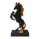 Statueta in forma de Cal, Negru, 30 cm, HY38312 Statueta in forma de Cal, Negru, 30 cm, HY38312