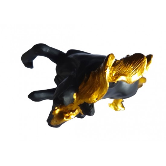 Statueta in forma de Cal, Negru, 30 cm, HY38312 Statueta in forma de Cal, Negru, 30 cm, HY38312