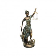 Statueta reprezentand justitia 20x54 cm Statueta reprezentand justitia 20x54 cm