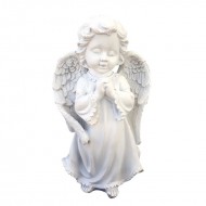 Statueta, reprezentand un inger rugandu-se in picioare, 19 cm, 1239G Statueta, reprezentand un inger rugandu-se in picioare, 19 cm, 1239G