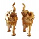 Statuete decorative, 2 Elefanti, Auriu, 21 cm, GXL023 Statuete decorative, 2 Elefanti, Auriu, 21 cm, GXL023