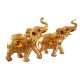 Statuete decorative, 2 Elefanti, Auriu, 21 cm, GXL023 Statuete decorative, 2 Elefanti, Auriu, 21 cm, GXL023