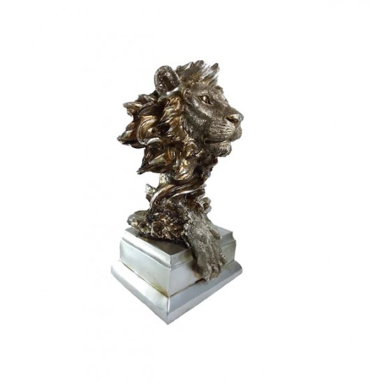 Staueta cap de leu, 30 cm, TD912D-G Staueta cap de leu, 30 cm, TD912D-G