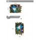 Sticker decorativ 3D, Gaura in perete spre lumea dinozaurilor 85 cm, 424STK Sticker decorativ 3D, Gaura in perete spre lumea dinozaurilor 85 cm, 424STK