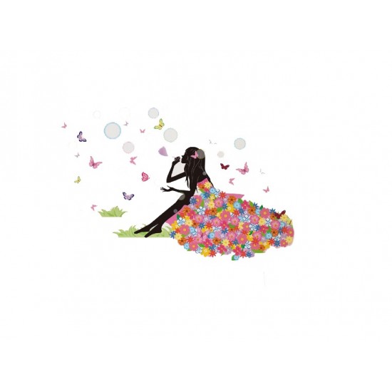 Sticker decorativ Baloane,multicolor 132 cm Sticker decorativ Baloane,multicolor 132 cm
