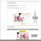Sticker decorativ Biciclete inflorata cu fluturi colorati, 5STK Sticker decorativ Biciclete inflorata cu fluturi colorati, 5STK